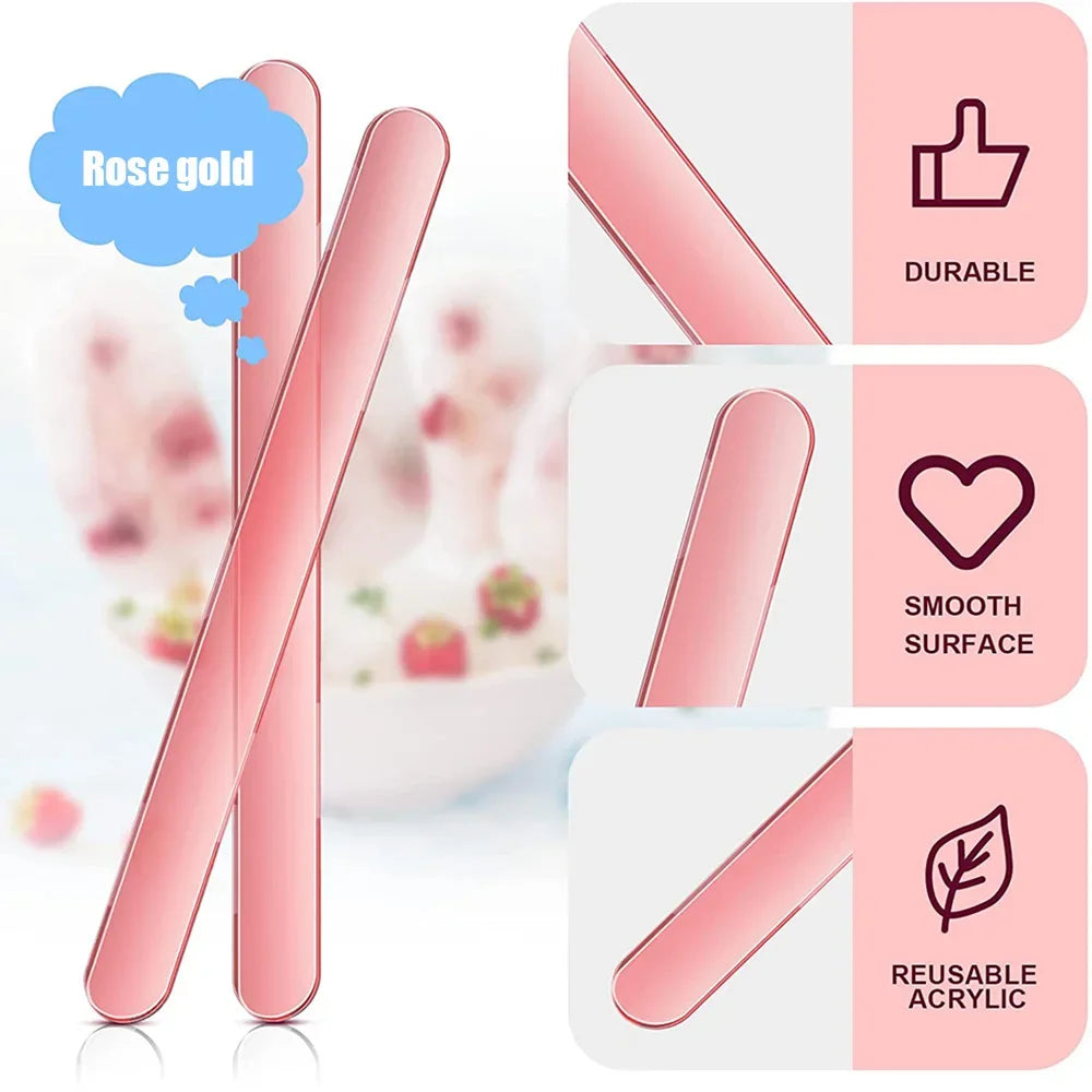 Reusable Acrylic Popsicle Sticks